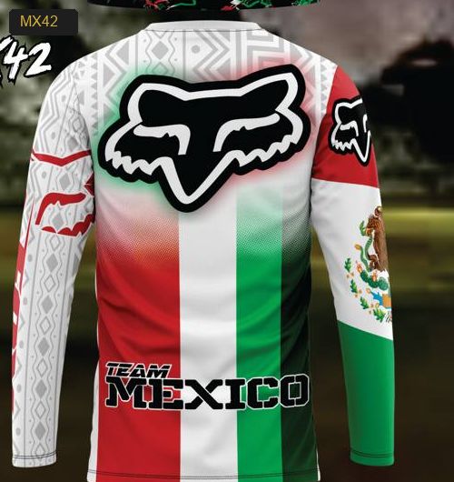 Playera Manga Larga Linea México - Modelo MX42