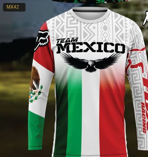 Playera Manga Larga Linea México Modelo MX42