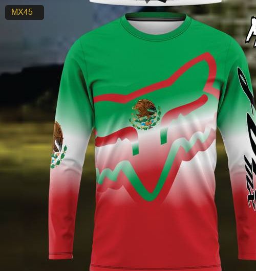 Playera Manga Larga Linea México Modelo MX45