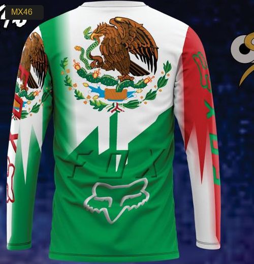 Playera Manga Larga Linea México - Modelo MX46