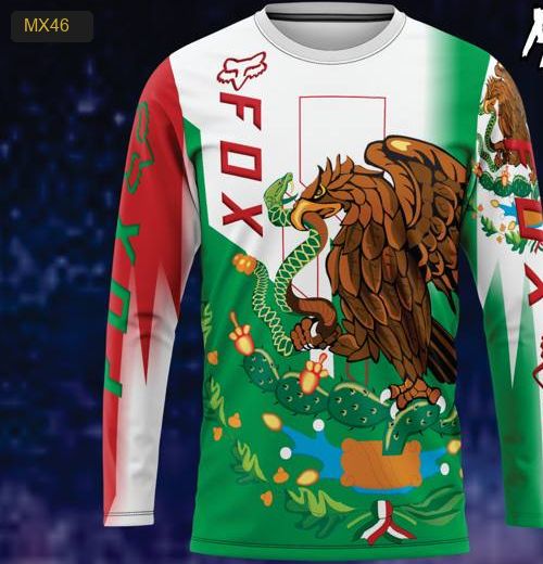 Playera Manga Larga Linea México Modelo MX46