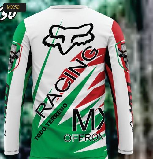 Playera Manga Larga Linea México - Modelo MX50