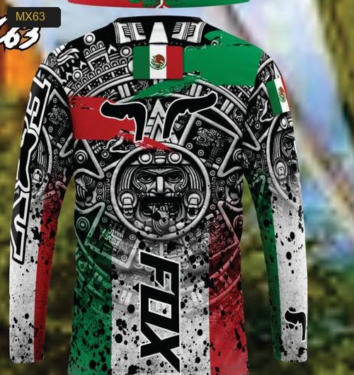 Playera Manga Larga Linea México - Modelo MX63