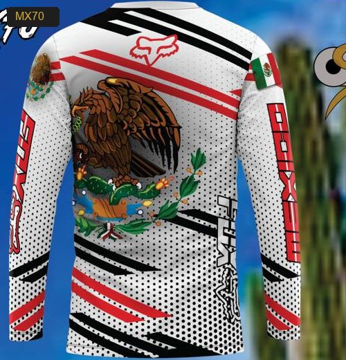 Playera Manga Larga Linea México - Modelo MX70