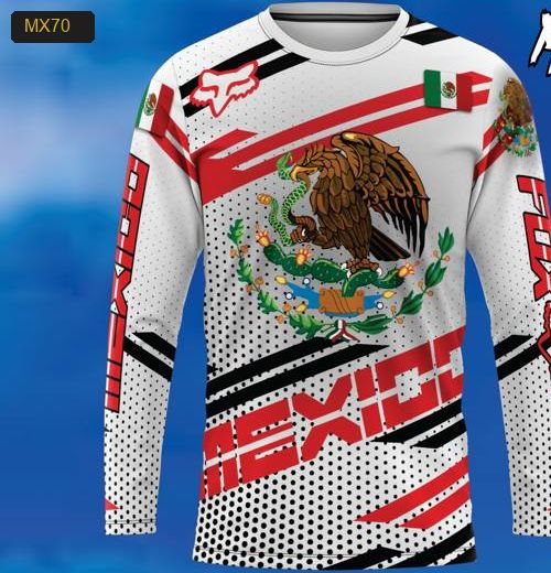 Playera Manga Larga Linea México Modelo MX70