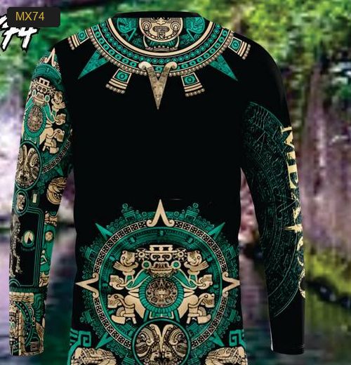Playera Manga Larga Linea México - Modelo MX74