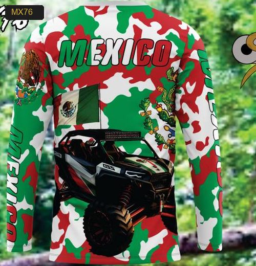 Playera Manga Larga Linea México - Modelo MX76