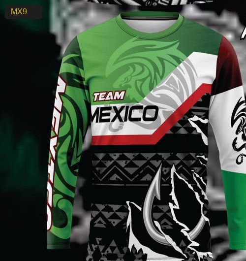 Playera Manga Larga Linea México Modelo MX9