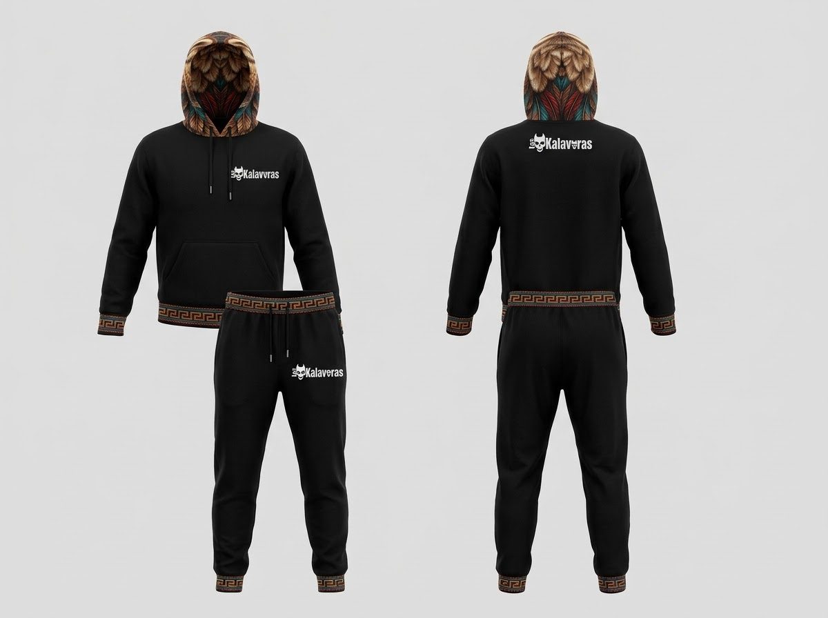 Conjunto Sudadera + Pants Animales Ancestrales - Búho · Modesto
