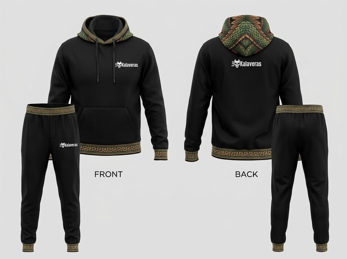 Conjunto Sudadera + Pants Animales Ancestrales - Búho · Modesto Serpiente · Modesto