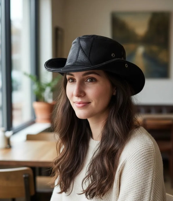 Gorro de Cazador Unisex de Piel